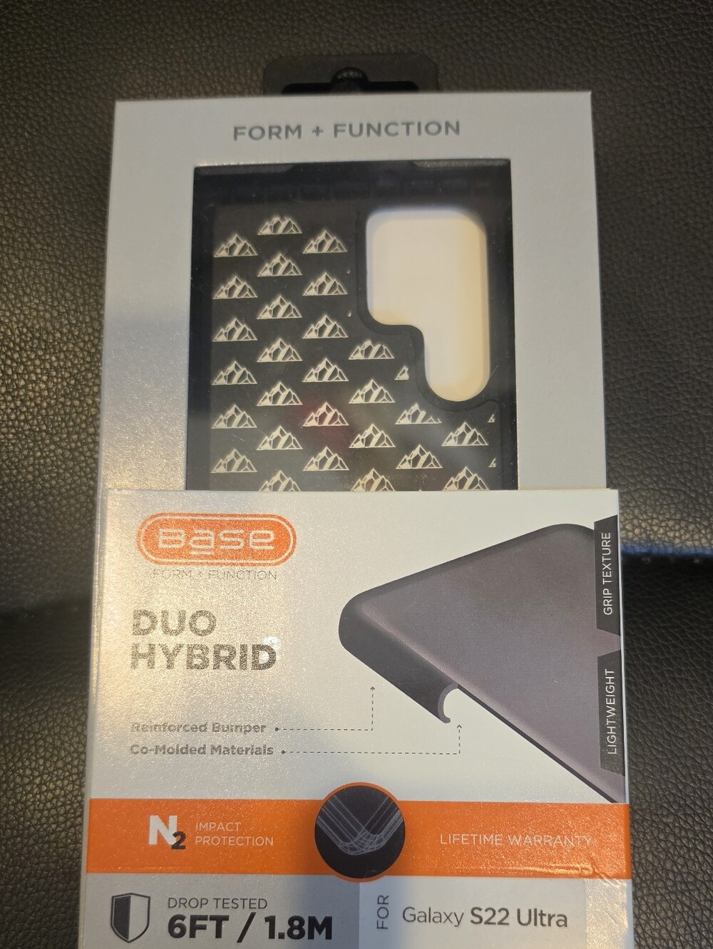 NWT BASE Black Phone Case For Galaxy S22 Ultra